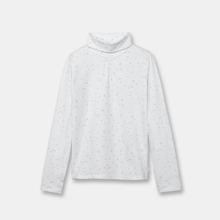 Avis T-shirt col roulé blanc fille OKAIDI 1