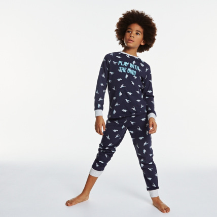 Avis Pyjama 2 pièces jersey dinosaures bleu garçon OKAIDI 1