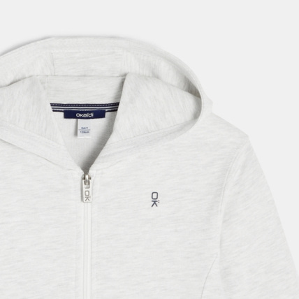 Avis Sweat-shirt uni à capuche gris garçon OKAIDI 2