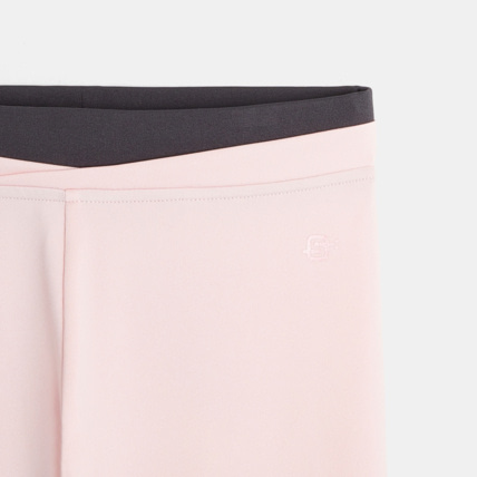Avis Legging sport colorblocks rose fille OKAIDI 2