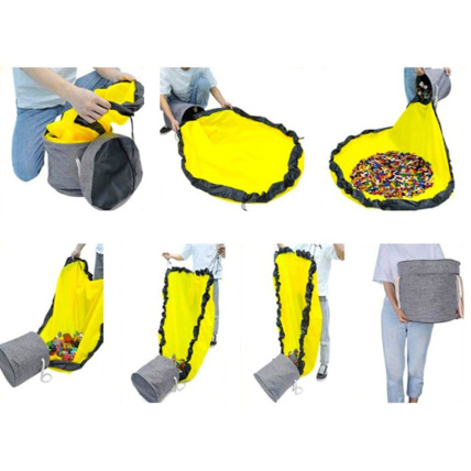 Avis Panier de rangement sac pour jouets 2-en-1 avec tapis de jeux BOLSA  Mon Mobilier Design 5