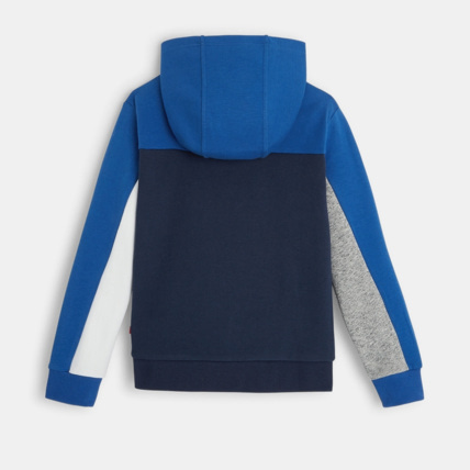 Avis Sweat capuche colorblocks bleu garçon OKAIDI 5