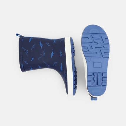 Avis Bottes de pluie impression dinosaures bleues garçon OKAIDI 3