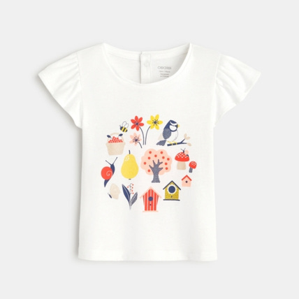Avis T-shirt impression oiseaux et jardin OBAÏBI 1