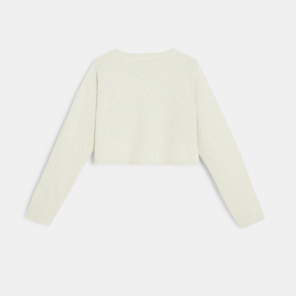 Avis Gilet boléro pailleté beige fille OKAIDI 3