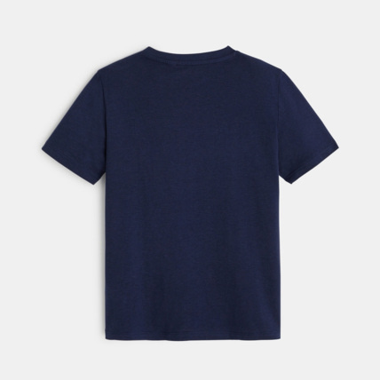 Avis T-shirt rhinocéros à message bleu garçon OKAIDI 4