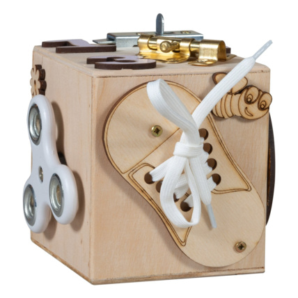 Avis Cube d'activités en bois Montessori Busy TIMEO 3TOYSM 6