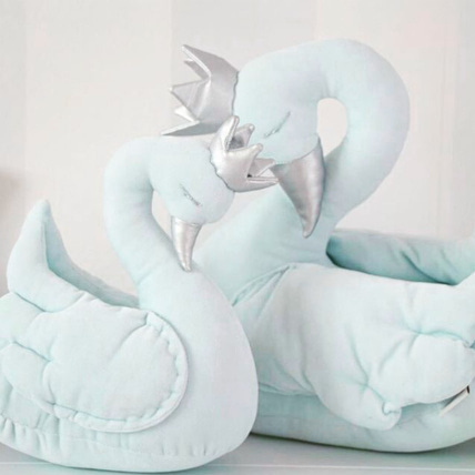 Avis Peluche Cygne en Velours Fait Main Sevira Kids 2
