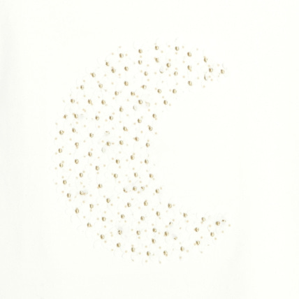 Avis T-shirt croissant de lune blanc fille OKAIDI 2