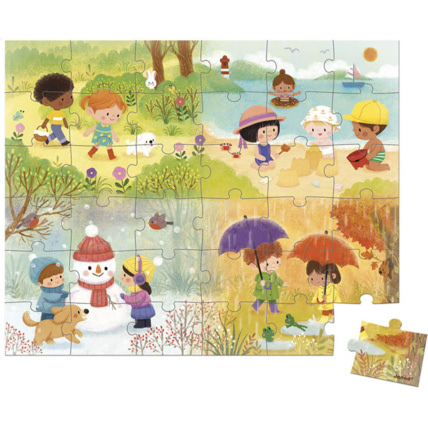 Avis Puzzle Les Saisons 36 pièces JANOD 1