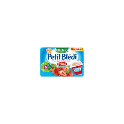 Avis PETIT BLEDI Fraise au lait de croissance 6 x 60 g dès 6 mois Blédina 1
