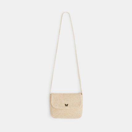 Avis Sac de cérémonie tressé jaune fille OKAIDI 1