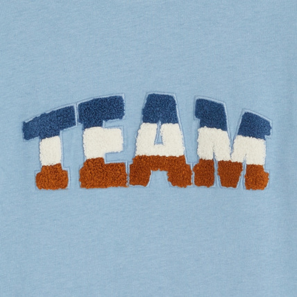 Avis T-shirt manches longues TEAM bleu garçon OKAIDI 2