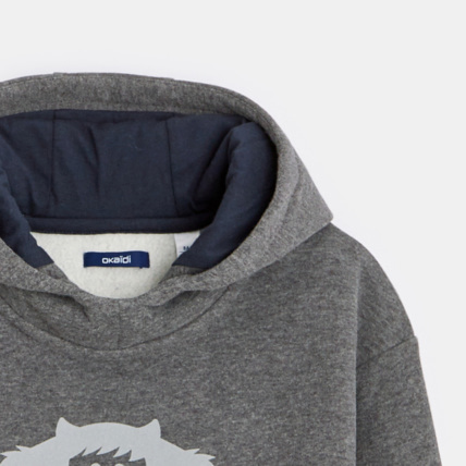 Avis Sweat à capuche Monster gris garçon OKAIDI 4