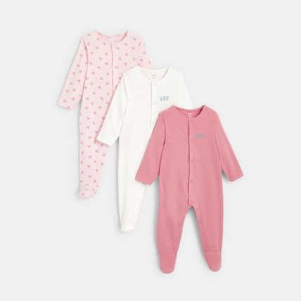 Avis Dors-bien jersey de coton cerises (lot de 3) OBAÏBI 1