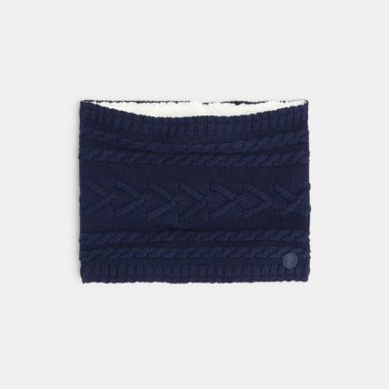 Avis Snood torsadé doublé polaire bleu garçon OKAIDI 1