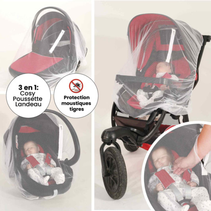 Avis Moustiquaire zippée - Cosy / Poussette / Landau Trois Kilos Sept 1