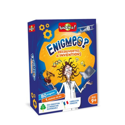 Avis Jeu éducatif Enigmes - découvertes et inventions BIOVIVA 1