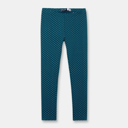 Avis Legging molletonné turquoise fille OKAIDI 1