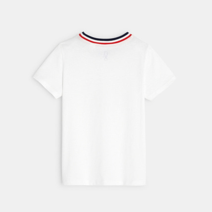 Avis T-shirt à message blanc garçon OKAIDI 3