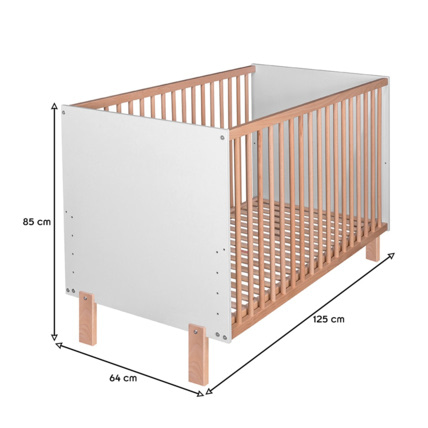 Avis Lit bébé évolutif à barreaux Matti Mon Mobilier Design 4