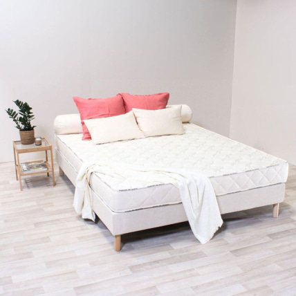 Avis Sommier écologique en lin Matelas No Stress 2