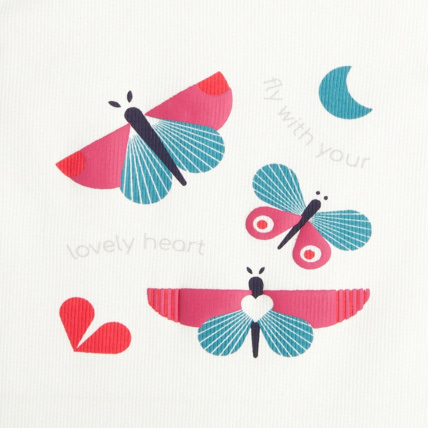 Avis Pyjacourt 2 pièces motifs papillons rose fille OKAIDI 3