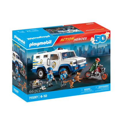 Avis Fourgon blindé avec convoyeurs de fonds PLAYMOBIL 1