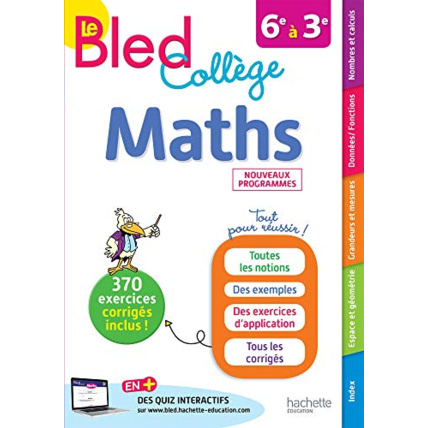 Avis Bled Maths Collège Hachette Éducation 1