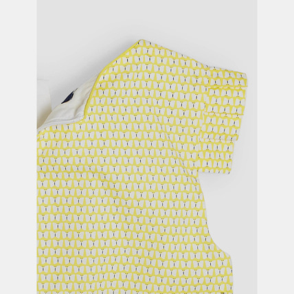 Avis Combishort imprimé jaune fille OKAIDI 4