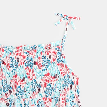 Avis Longue robe à smocks imprimée fille OKAIDI 3