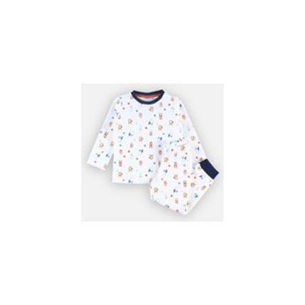 Avis Pyjama 2 pièces à imprimé animalier en velours NOUKIE'S 1