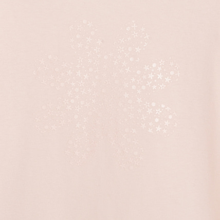 Avis T-shirt à motif irisé Fleur rose fille OKAIDI 2