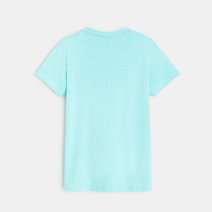 Avis T-shirt tunisien uni bleu garçon OKAIDI 4