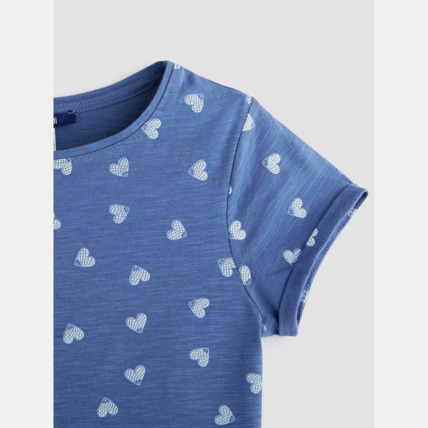 Avis T-shirt imprimé bleu fille OKAIDI 3