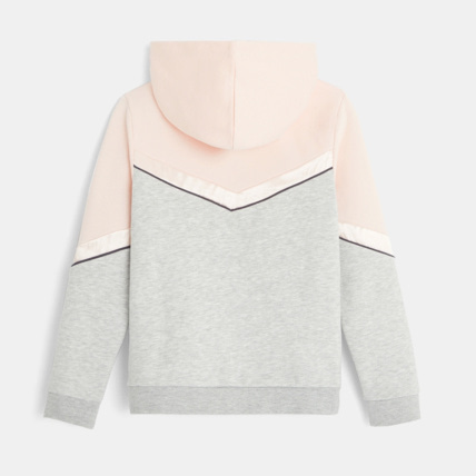 Avis Sweat zippé bicolore bande satin gris fille OKAIDI 4