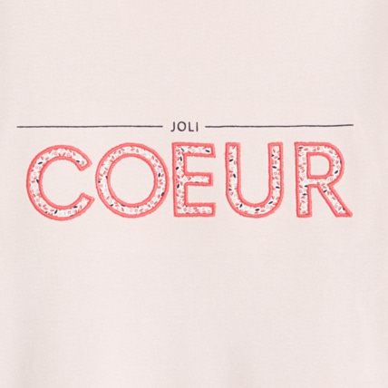 Avis Sweat molleton broderie coeur rose fille OKAIDI 3