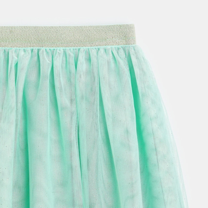 Avis Jupe jupon en tulle pailleté verte fille OKAIDI 3