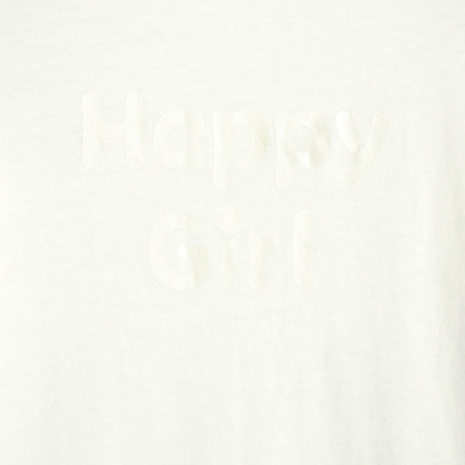 Avis T-shirt à message blanc fille OKAIDI 2