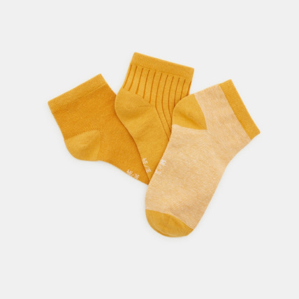 Avis Socquettes colorées (lot de 3) jaune garçon OKAIDI 2