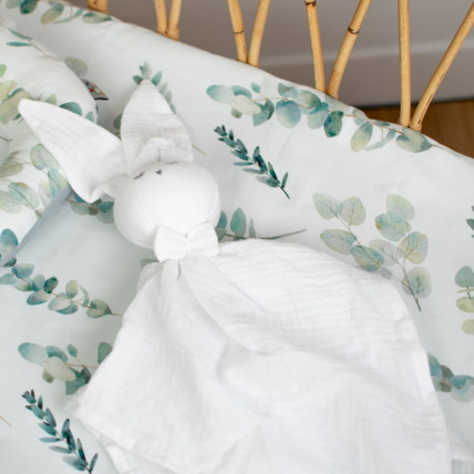 Avis Drap housse berceau en coton, Eucalyptus Sevira Kids 3