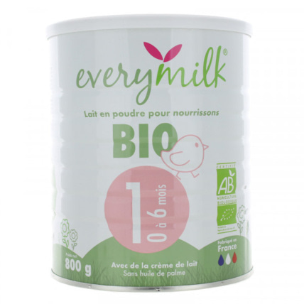 Avis Lait bio infantile 1 EVERYMILK 1