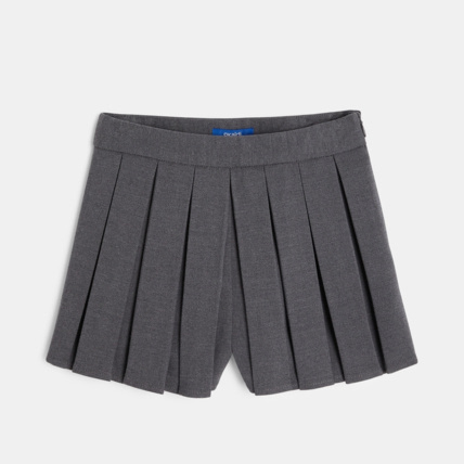 Avis Short plissé uni gris fille OKAIDI 1