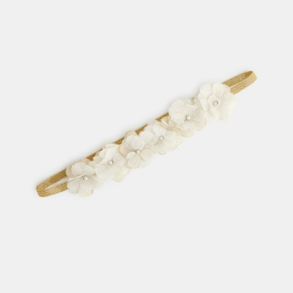 Avis Headband fleuri fantaisie jaune fille OKAIDI 2