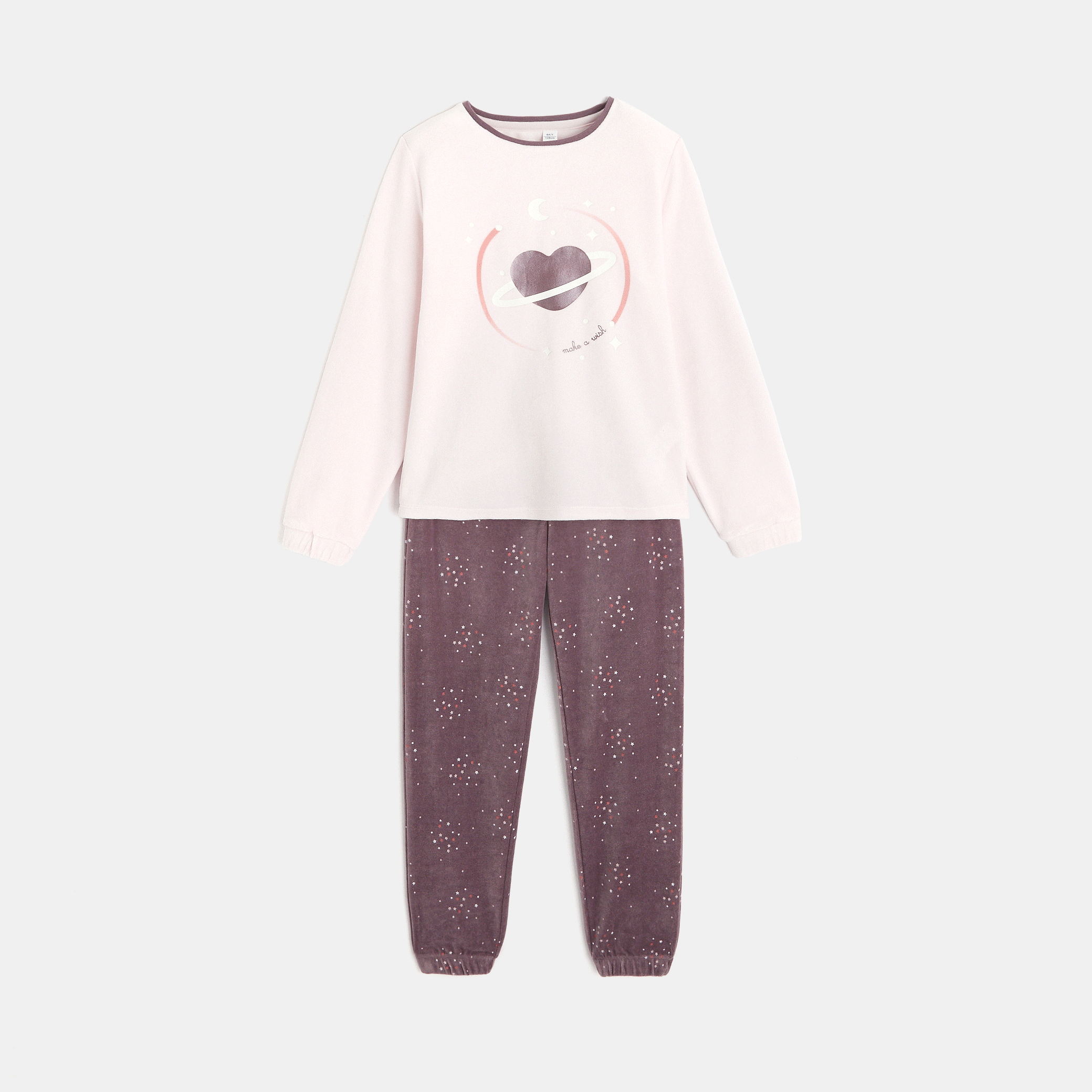 Avis Pyjama 2 pièces à motif phosphorescent rose fille OKAIDI 5
