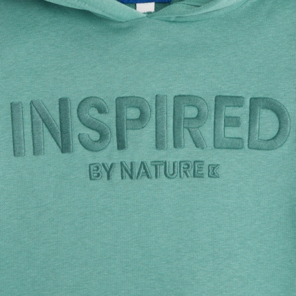 Avis Sweat-shirt à capuche à message vert garçon OKAIDI 3