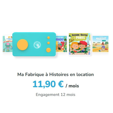 Avis Abonnement Ma Fabrique à Histoires en location Lunii 1