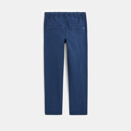 Avis Pantalon coupe jogger en toile bleu garçon OKAIDI 4