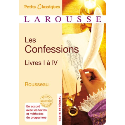 Avis Les Confessions, livre I à IV LAROUSSE 1