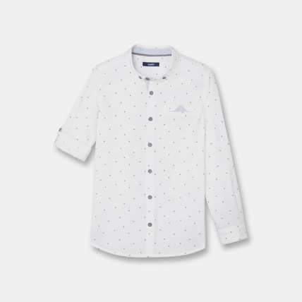 Avis Chemise imprimée blanche garçon OKAIDI 1